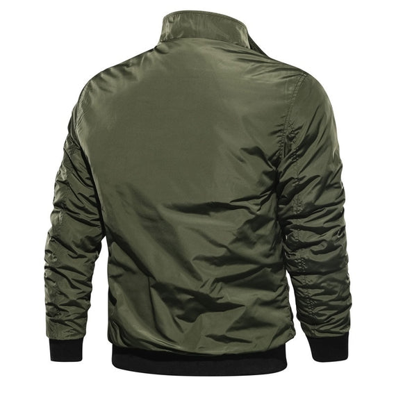 Men's Military Bomber Jacket Tactical Breathable Light Windbreaker