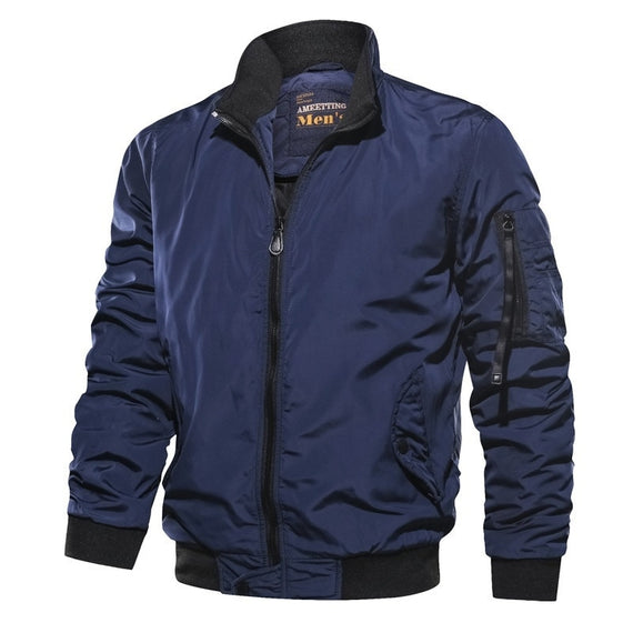 Men's Military Bomber Jacket Tactical Breathable Light Windbreaker