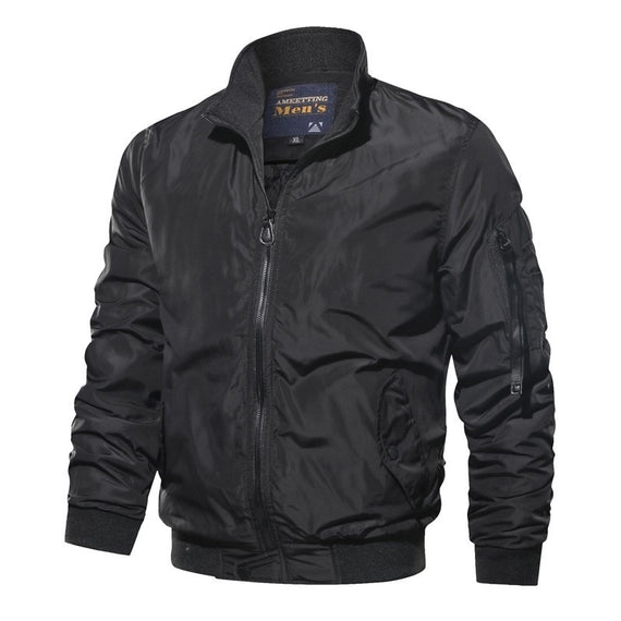 Men's Military Bomber Jacket Tactical Breathable Light Windbreaker