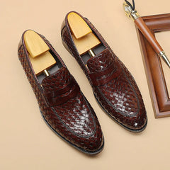 Men's formal shoes genuine leather oxford shoes Men Italian wedding shoe