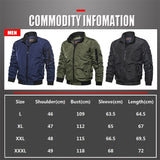Men's Military Bomber Jacket Tactical Breathable Light Windbreaker