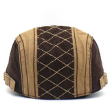 Unisex Retro Berets Hat Cotton Visors Embroidery Letter Flat Caps