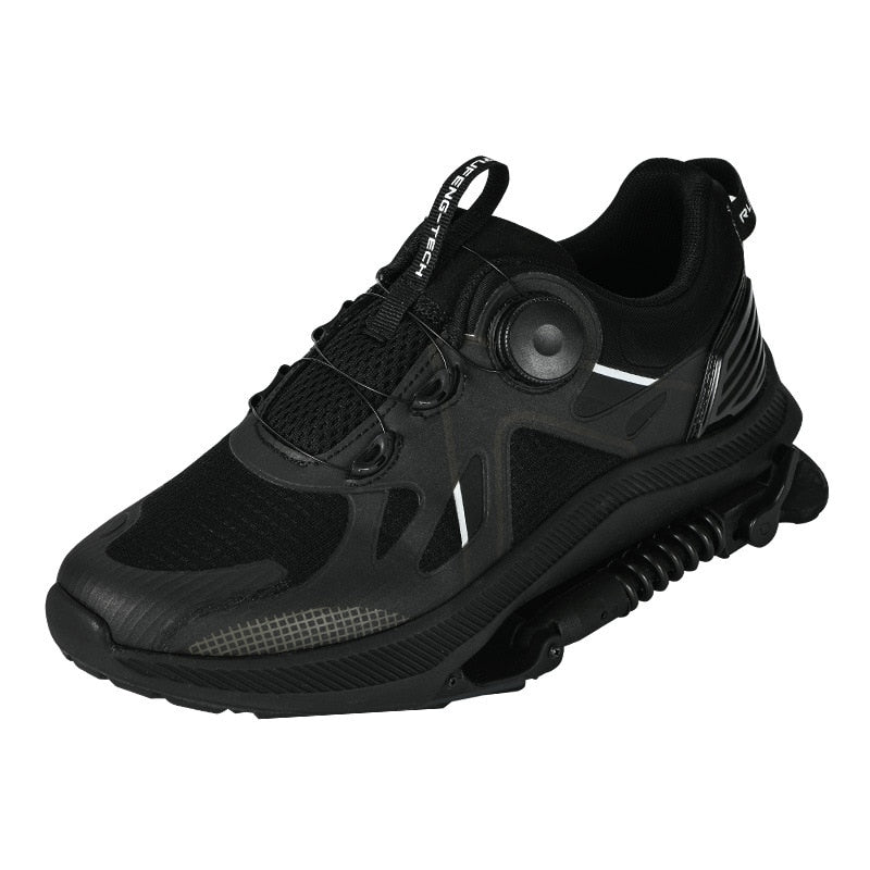 Mechanical running shoes Bouncing Spring shock absorption running Shoe