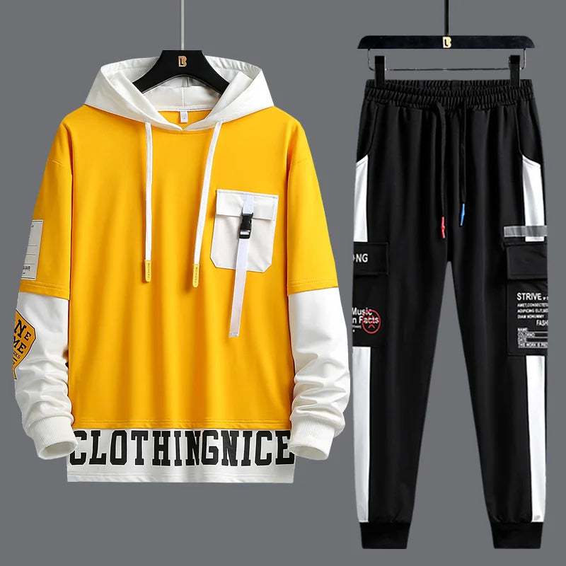 Hoodie Matching Outfit Spring Autumn TracksuitDesigner New Sport Suits Men's Hoodie Matching Outfit  Spring Autumn T