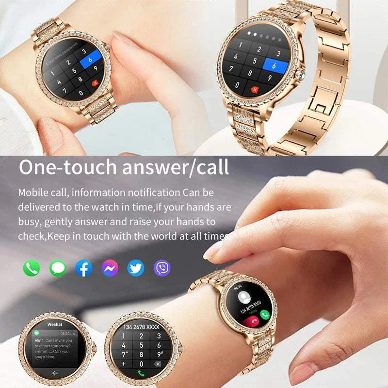 Women's  Smart Watch HD Display Fashion Cute Bracelet Watch