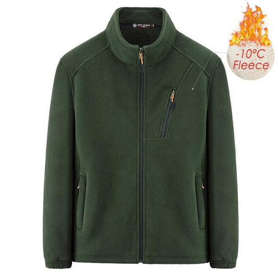 Men's Winter Sweater Thick Warm Fleece Jacket Parkas Spring Outfit