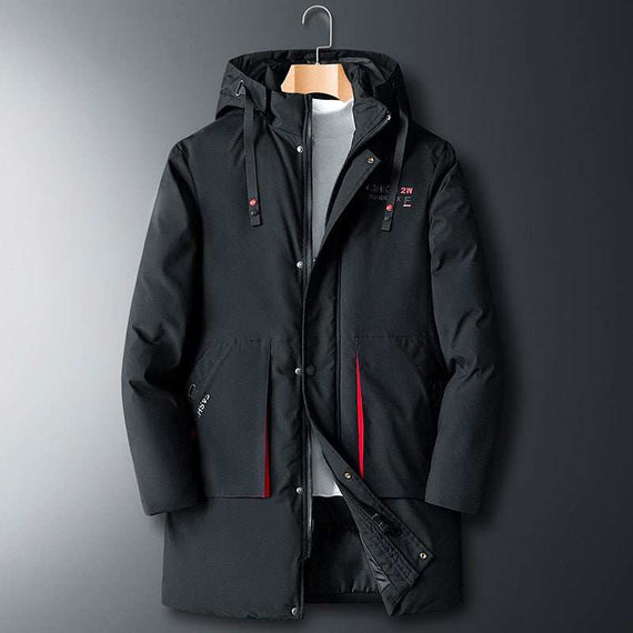 Thick Down Men's Parkas Padded Coat Oversize Warm Winter Coat
