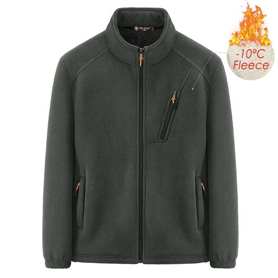 Men's Winter Sweater Thick Warm Fleece Jacket Parkas Spring Outfit