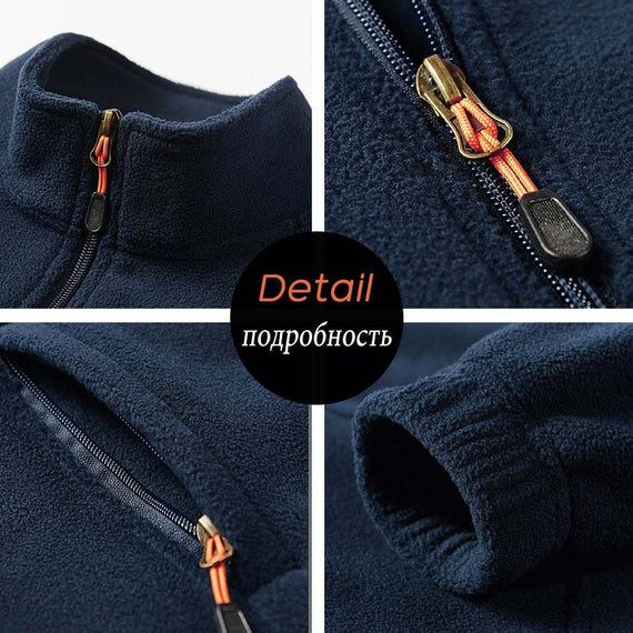 Men's Winter Sweater Thick Warm Fleece Jacket Parkas Spring Outfit