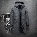 Warm Thick Men's Winter Jacket Brand Top-Quality X-Long Jacket