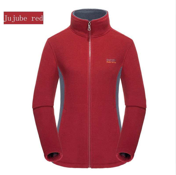 Women's Fleece Jacket Spring Autumn Outdoor Hiking Sport Jacket
