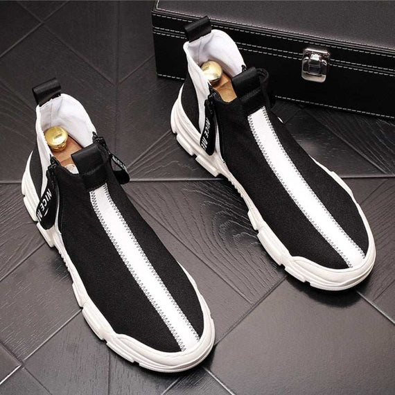 New Arrival Men's Fashion Casual Shoes High Top Ankle Boots