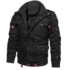 Men's Winter Fleece Jacket Coats Thick Warm Casual Parkas Military Jackets