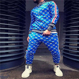 Men's Casual Zipper Tracksuit Set Autumn Male Sweatshirt