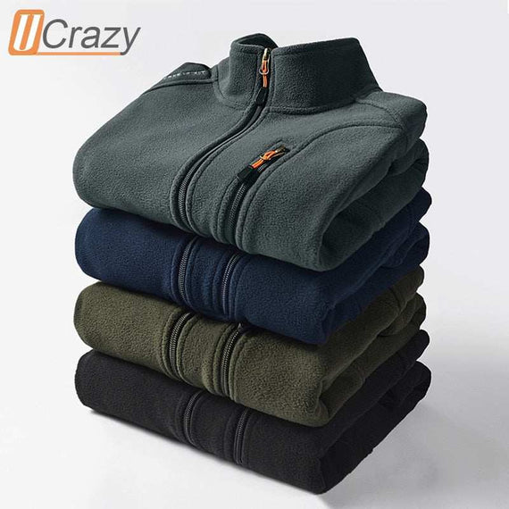 Men's Winter Sweater Thick Warm Fleece Jacket Parkas Spring Outfit