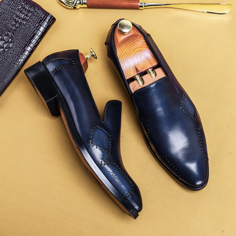 Men's Oxford Dress Shoes Genuine Leather Business Shoes - Acapparelstore