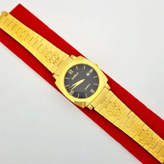 18K Men Women Gold Quartz Watches No Fading Electroplating Watch
