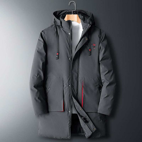 Thick Down Men's Parkas Padded Coat Oversize Warm Winter Coat
