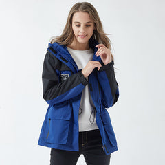 Women's Hooded Windbreaker Detachable Waterproof Overcoat - Acapparelstore