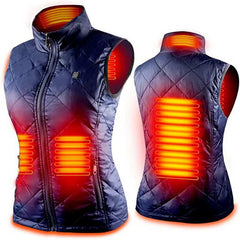 Women's Heating Vest Autumn Winter Cotton Vest USB Infrared