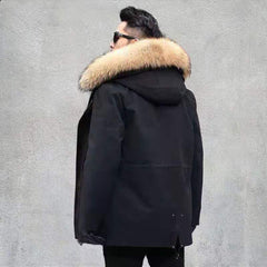 Winter warm coats Men's clothing Down Long Waterproof Coat - Acapparelstore