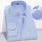 Plus Size Man's Cotton Shirts Hight Quality Business Casual Shirt