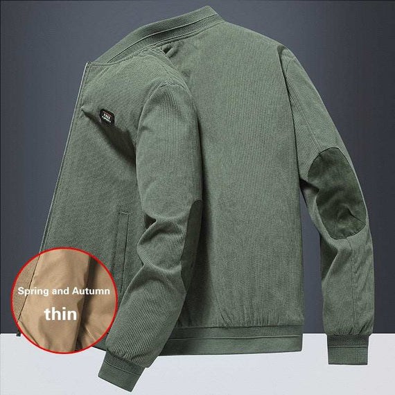Men's Autumn Winter Stand Collar Slim Jacket Men Fashion Coat