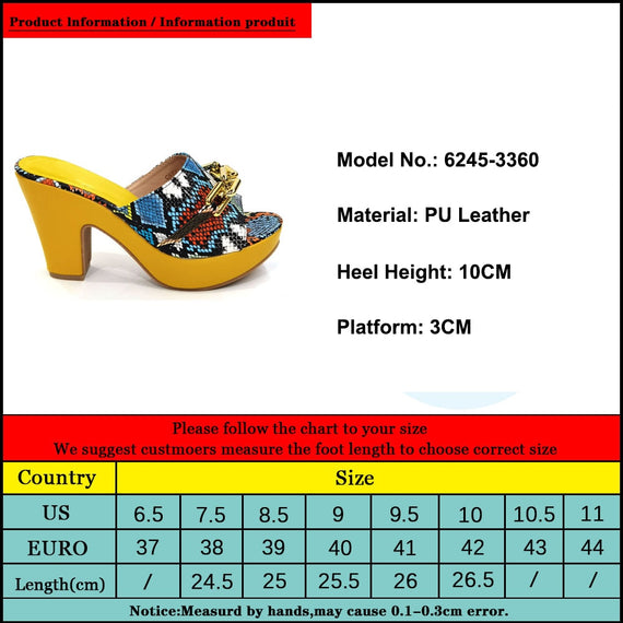 Metal Decoration Party Italian Ladies Shoes and Bags to Match Set