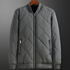 Men's Jacket Stand Collar Jacket Parka Winter Fleece Warm Jackets - Acapparelstore