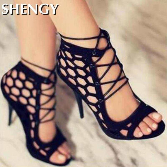 Women's Sandals Fine High-heeled Fashion Summer Casual Shoes