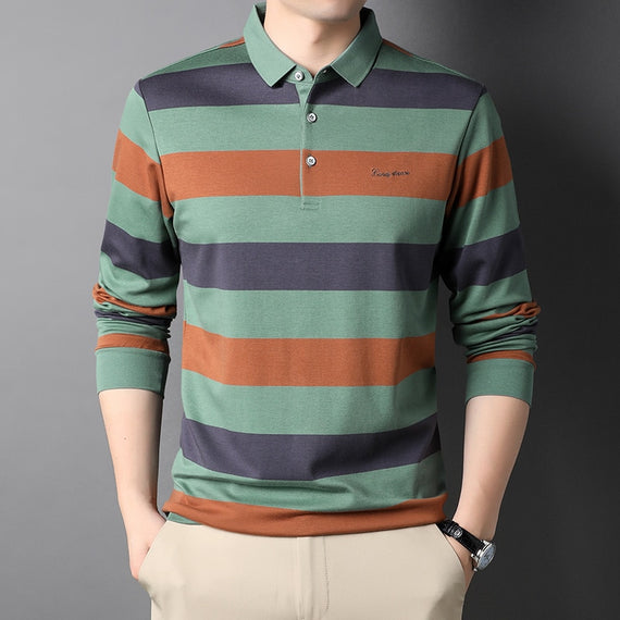 Luxury Top Grade Men's Cotton Shirt Fashion Designer Brand T-Shirt
