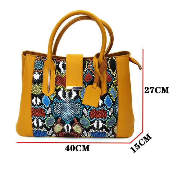 Metal Decoration Party Italian Ladies Shoes and Bags to Match Set