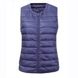 Large Size Waistcoat Women's Warm Vest Ultra Light Down Vest