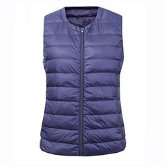 Large Size Waistcoat Women's Warm Vest Ultra Light Down Vest - Acapparelstore