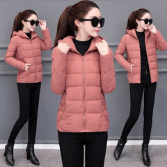 Women's cotton Winter Hooded Jackets-Warm Coats - Acapparelstore
