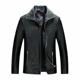 New Arrival High Quality Sheep skin Men Leather Jacket Plus size