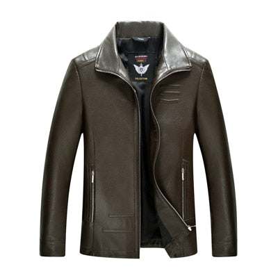 New Arrival High Quality Sheep skin Men Leather Jacket Plus size