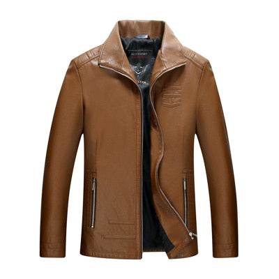 New Arrival High Quality Sheep skin Men Leather Jacket Plus size