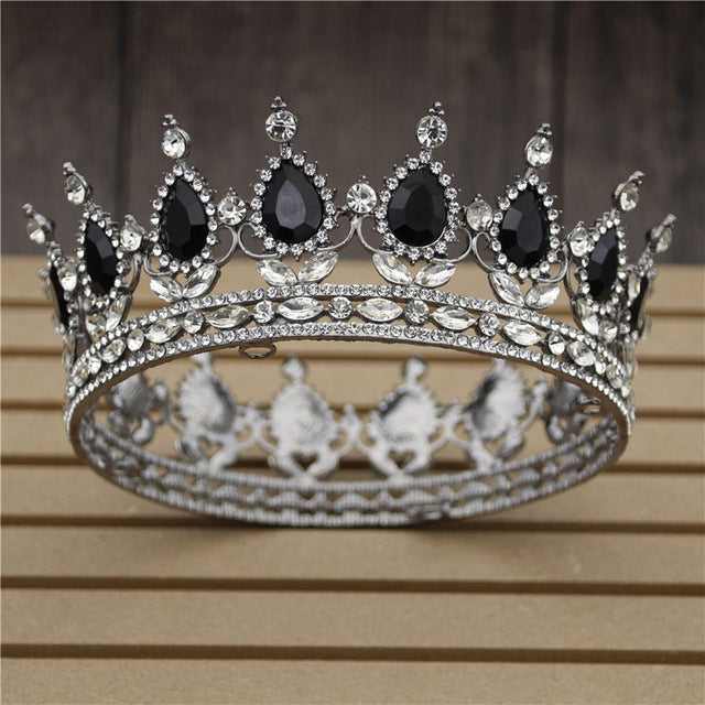 Women's Pink Crystal Rose Gold Flower Wedding Crown  Tiaras and Crowns - Acapparelstore