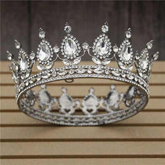 Women's Pink Crystal Rose Gold Flower Wedding Crown  Tiaras and Crowns - Acapparelstore