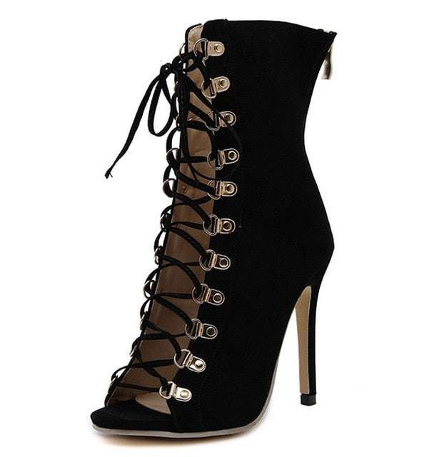 High Quality Gladiator Women's Shoes Pump Geneva Stiletto Shoes - Acapparelstore