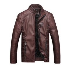 Men's Leather Suede Jacket Fashion Autumn Motorcycle PU Leather - Acapparelstore