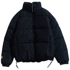 Men's Classic Warm Thick Jackets Solid Color Parkas Casual Coats - Acapparelstore