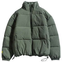 Men's Classic Warm Thick Jackets Solid Color Parkas Casual Coats - Acapparelstore