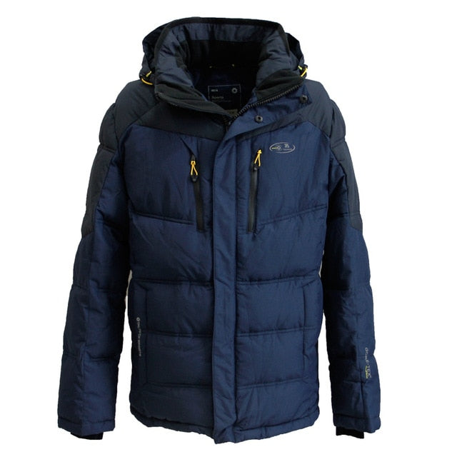 Men's Fashion Waterproof Coat, Men's Parka Waterproof Thick Warm Jackets - Acapparelstore