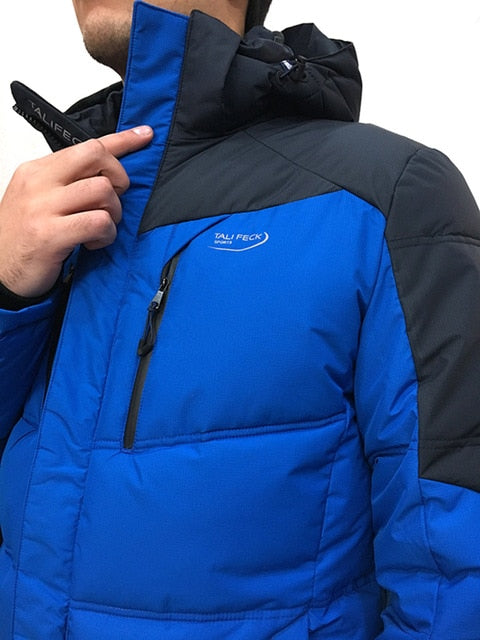 Men's Fashion Waterproof Coat, Men's Parka Waterproof Thick Warm Jackets