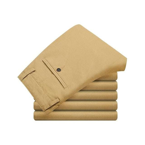 Men's Pants Cotton Casual  Stretch male trouser long Straight Pants