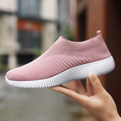 Women's Vulcanized Shoes High-Quality Women Sneakers Slip On Flats Loafers - Acapparelstore