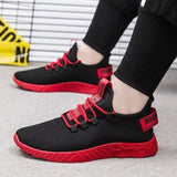 Men's Vulcanize Breathable Casual Sneakers Male Air Mesh Lace Up Tenis Shoes
