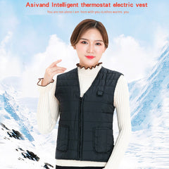 Men Women Autumn winter Vest Smart heating Cotton Vest